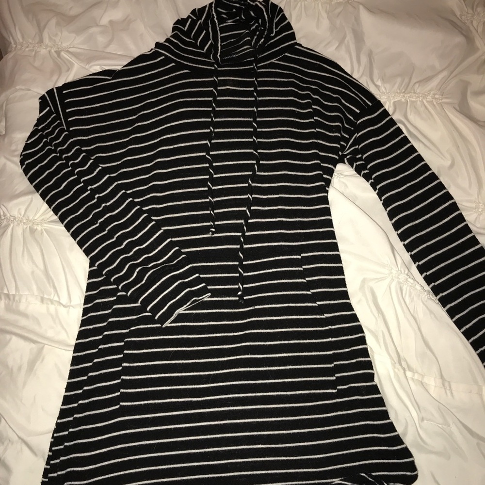 Turtleneck Tunic with Drawstrings & front pocket!